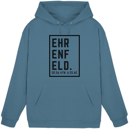 Ehrenfeld Koordinaten (großer Druck auf der Brust) - Basic Unisex Hoodie
