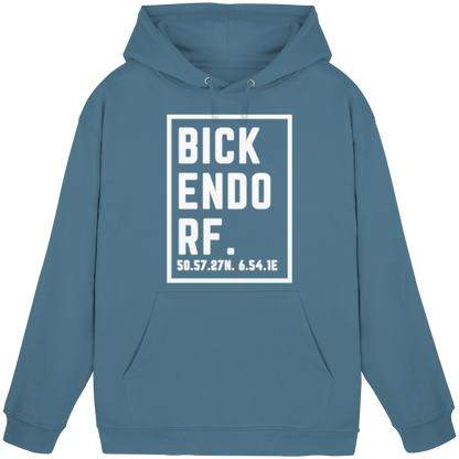 Bickendorf Koordinaten (großer Druck auf der Brust) - Basic Unisex Hoodie