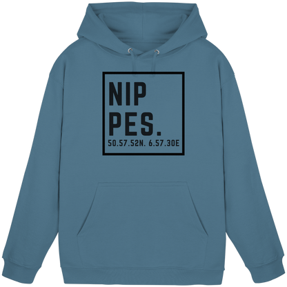 Nippes Koordinaten (großer Druck auf der Brust) - Basic Unisex Hoodie