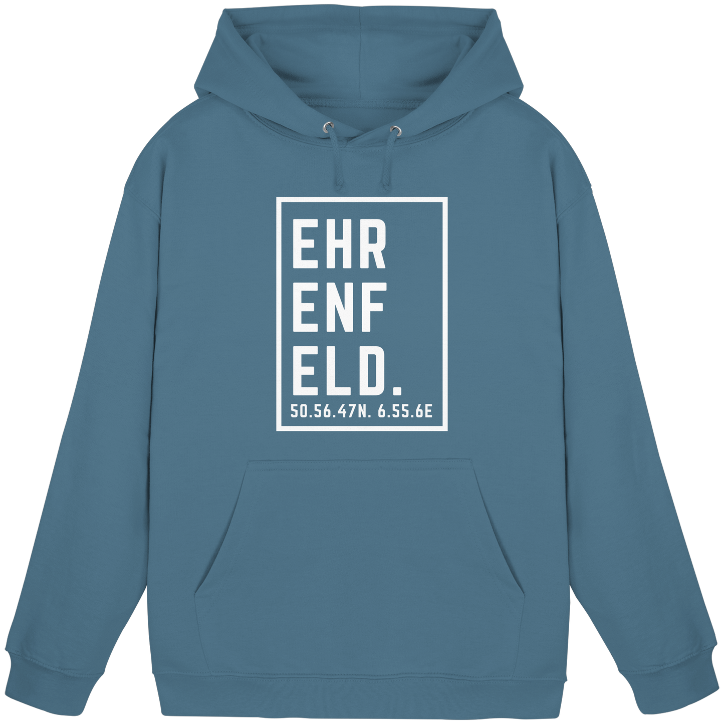 Ehrenfeld Koordinaten (großer Druck auf der Brust) - Basic Unisex Hoodie