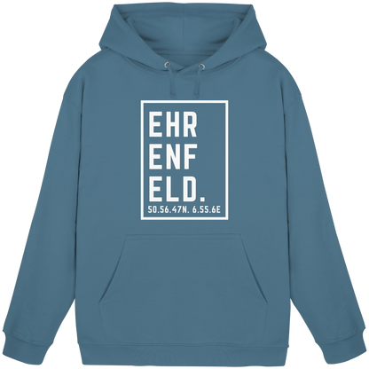 Ehrenfeld Koordinaten (großer Druck auf der Brust) - Basic Unisex Hoodie