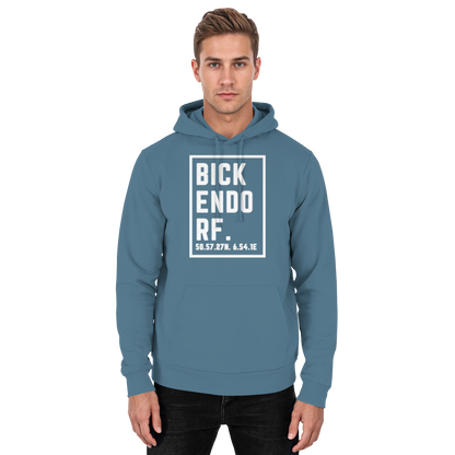Bickendorf Koordinaten (großer Druck auf der Brust) - Basic Unisex Hoodie