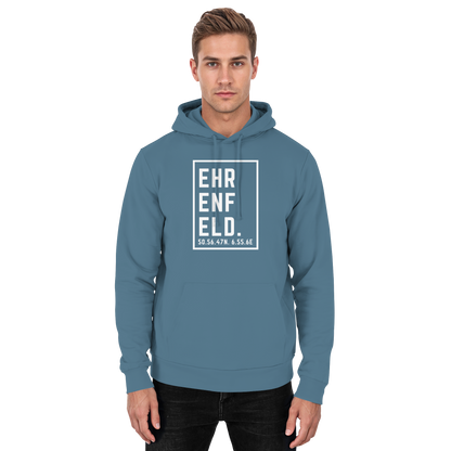 Ehrenfeld Koordinaten (großer Druck auf der Brust) - Basic Unisex Hoodie