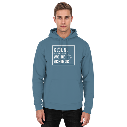 Wo de Sonn schingk - Köln Druck - Basic Unisex Hoodie