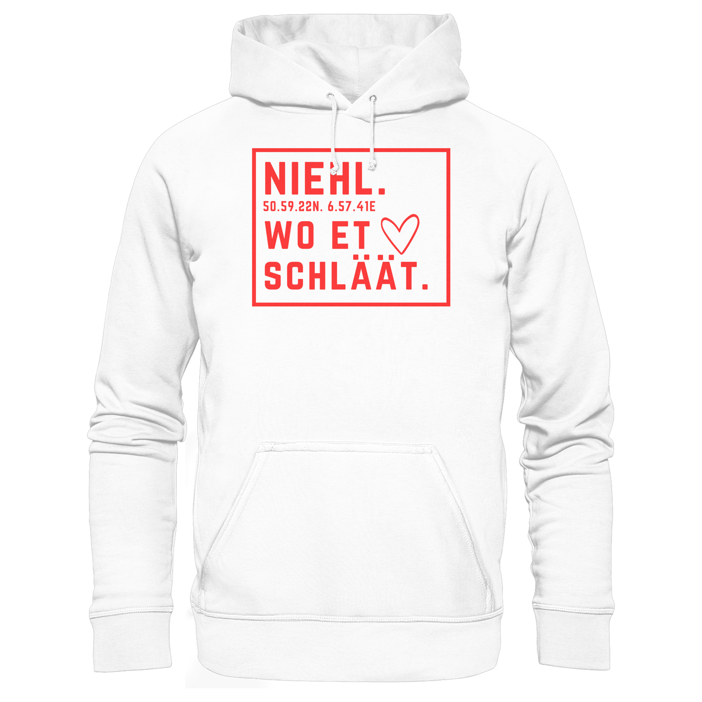 Niehl Hätz Druck - Basic Unisex Hoodie