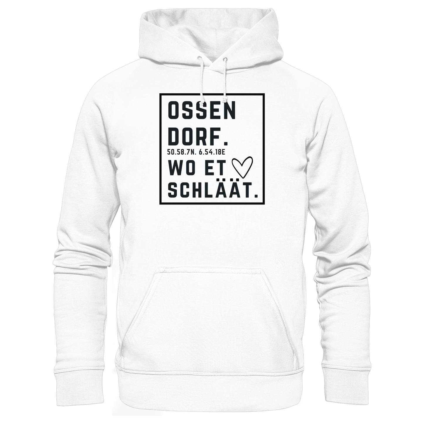 Ossendorf Hätz Druck - Basic Unisex Hoodie