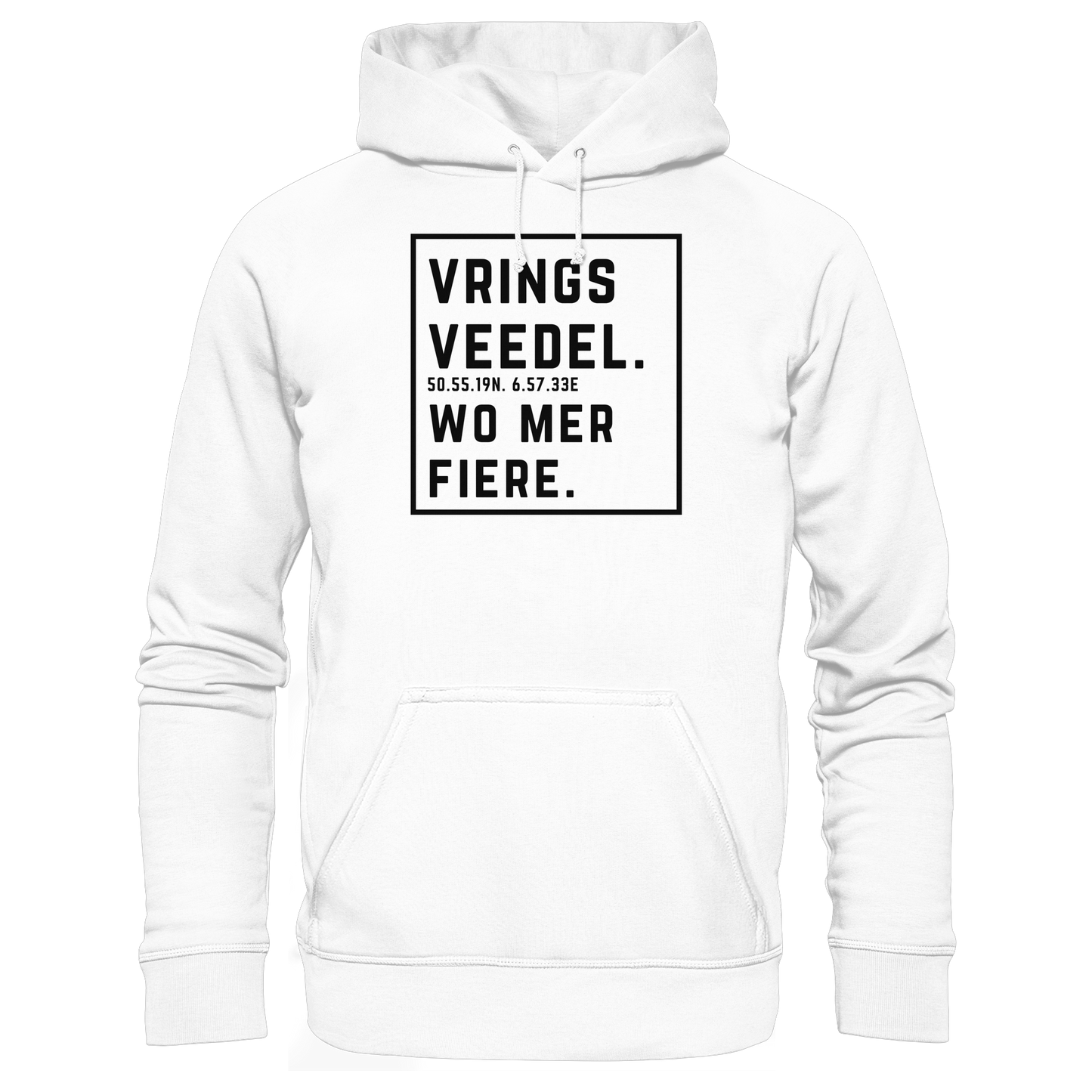 Vringsveedel Fiere Druck - Basic Unisex Hoodie