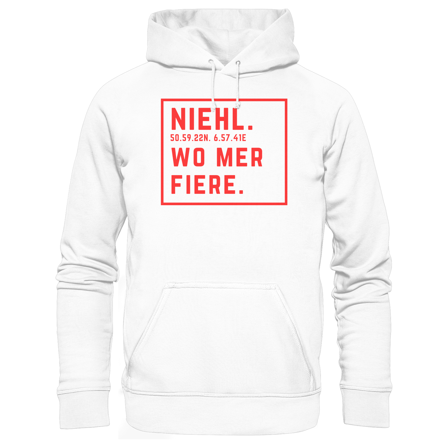 Niehl Fiere Druck - Basic Unisex Hoodie