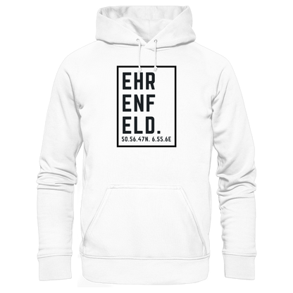 Ehrenfeld Koordinaten (großer Druck auf der Brust) - Basic Unisex Hoodie