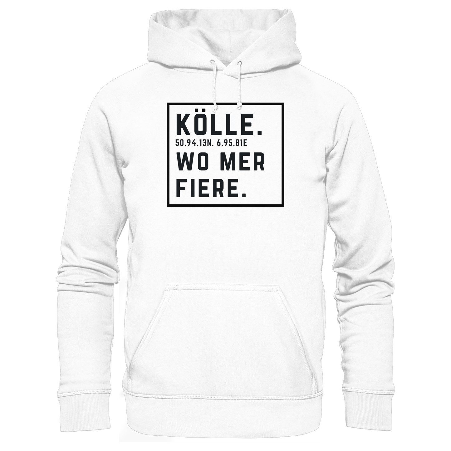 Kölle Fiere Druck - Basic Unisex Hoodie