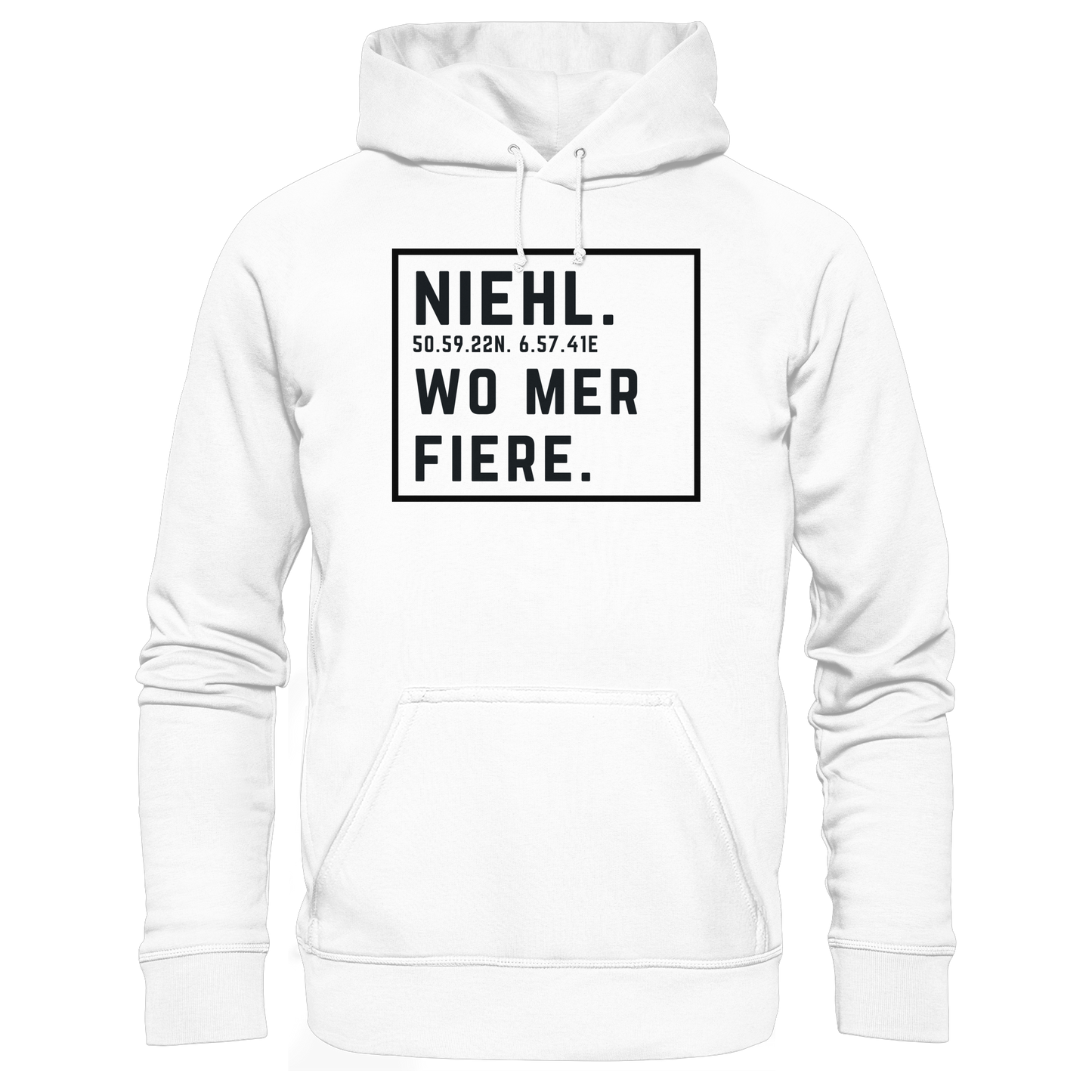 Niehl Fiere Druck - Basic Unisex Hoodie
