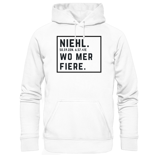 Niehl Fiere Druck - Basic Unisex Hoodie