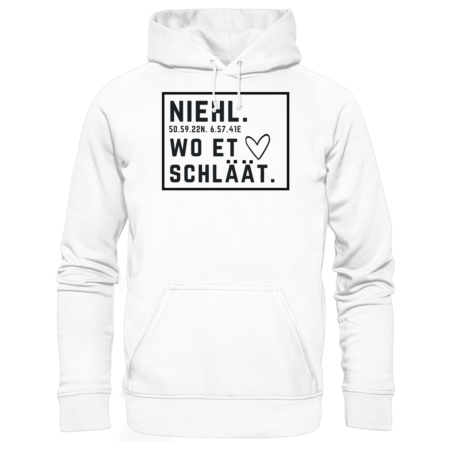 Niehl Hätz Druck - Basic Unisex Hoodie