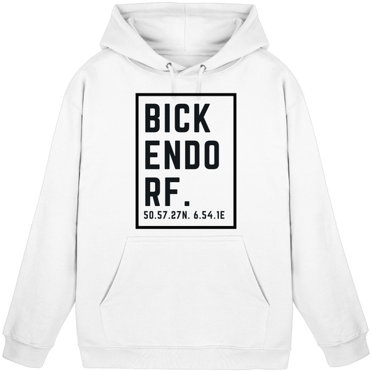 Bickendorf Koordinaten (großer Druck auf der Brust) - Basic Unisex Hoodie