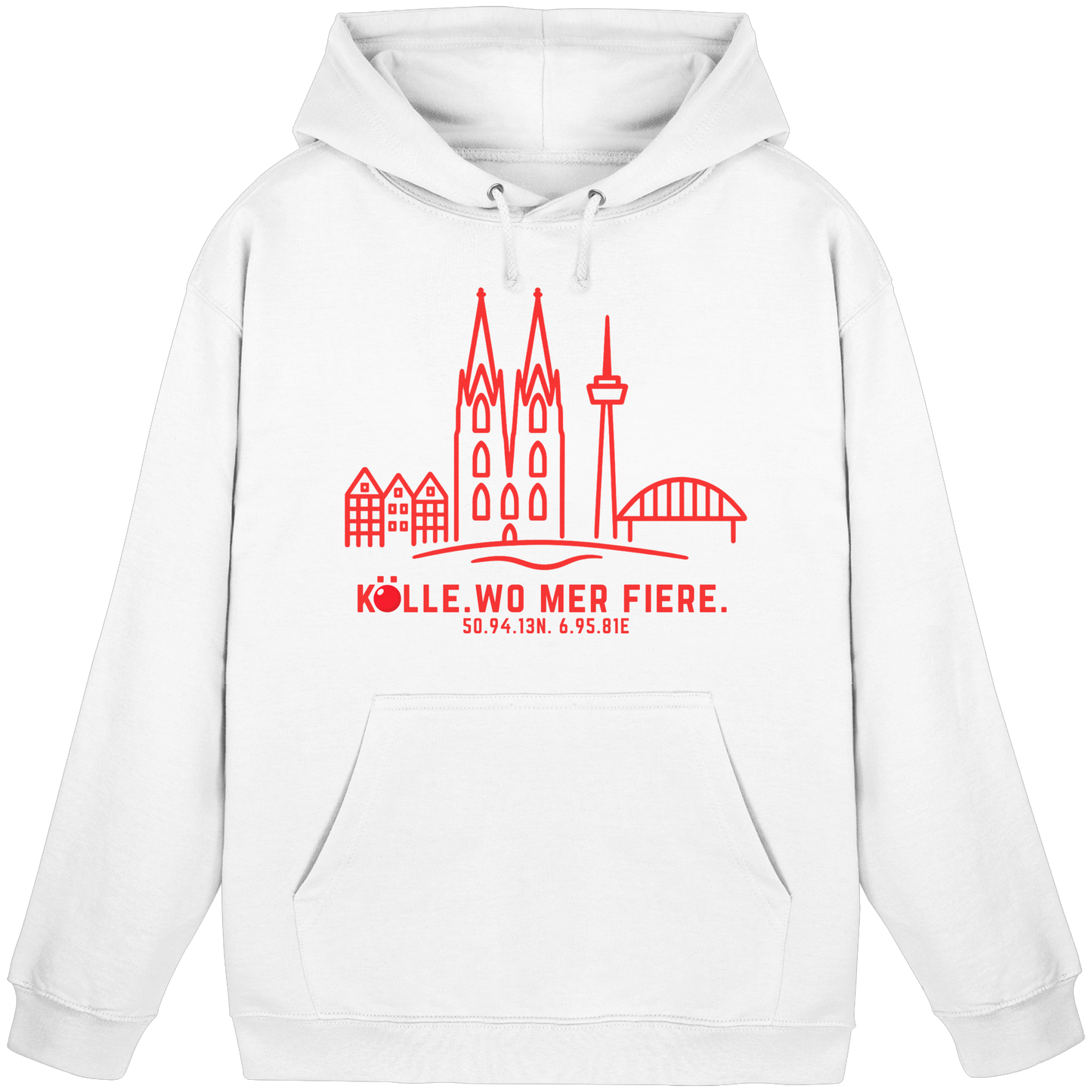 Skyline Fiere Druck  - Basic Unisex Hoodie
