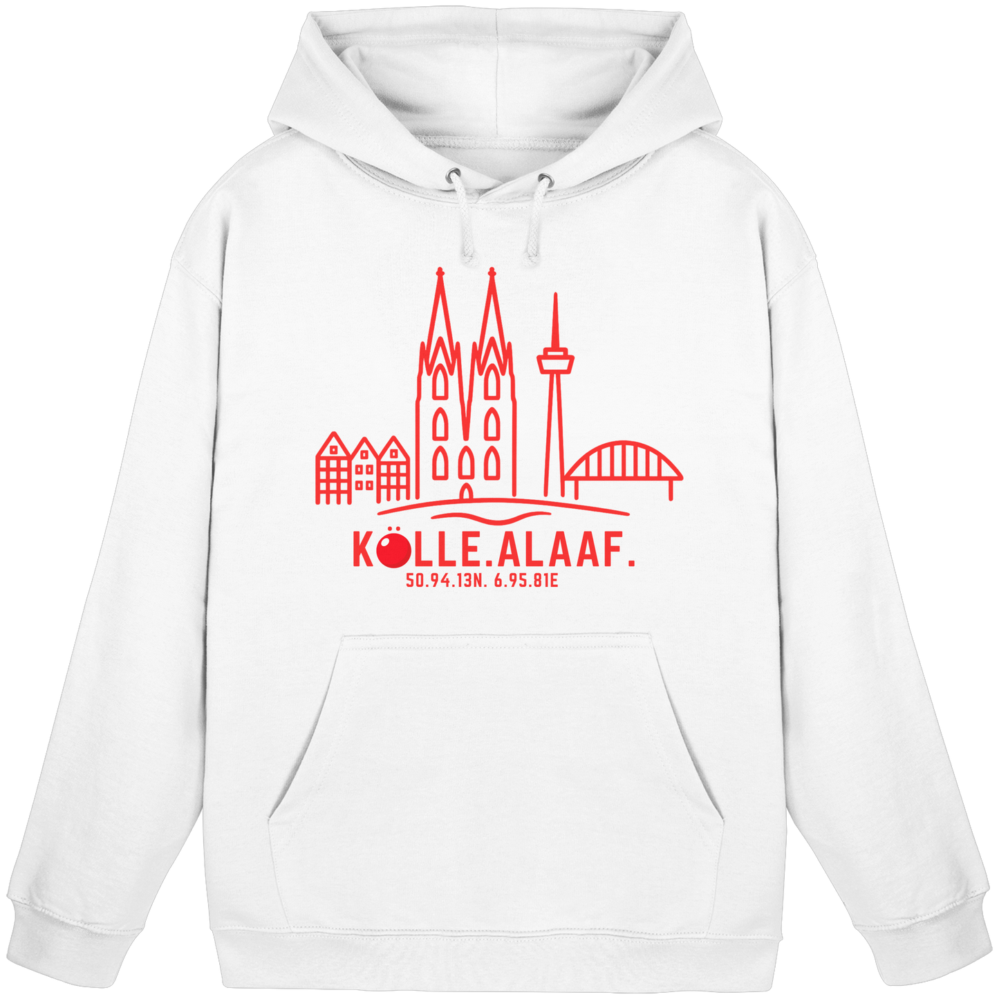 Skyline Alaaf Druck - Basic Unisex Hoodie