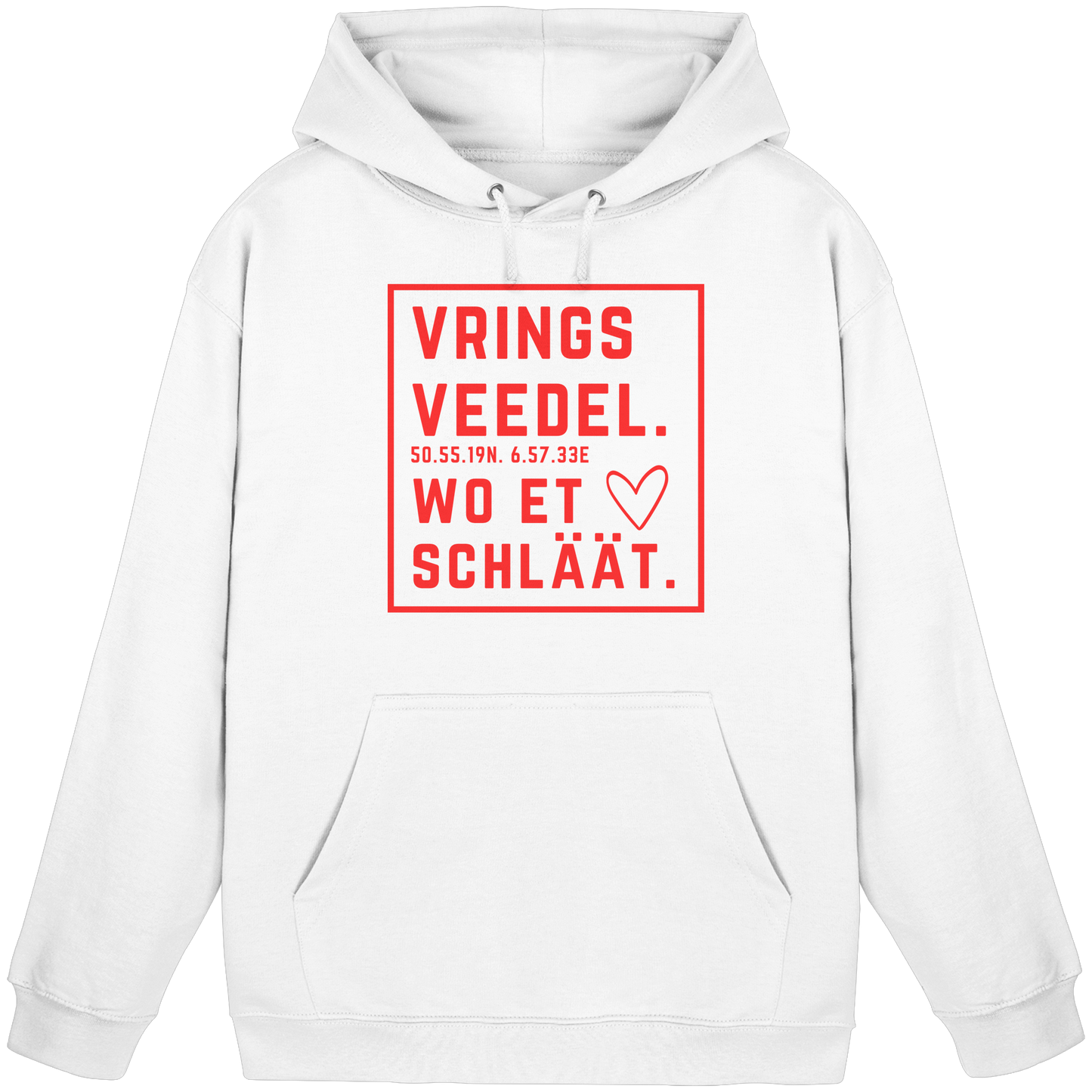 Vringsveedel Hätz Druck - Basic Unisex Hoodie