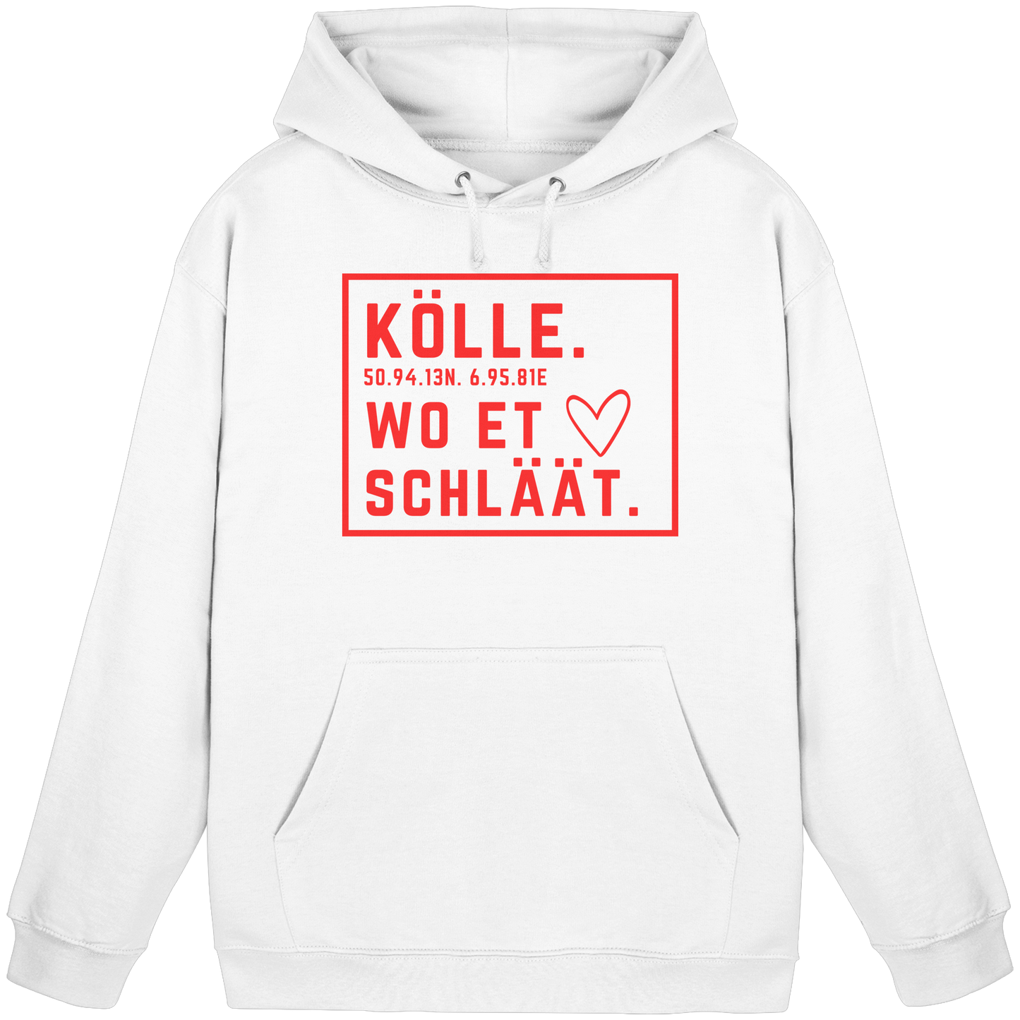Kölle Hätz Druck - Basic Unisex Hoodie