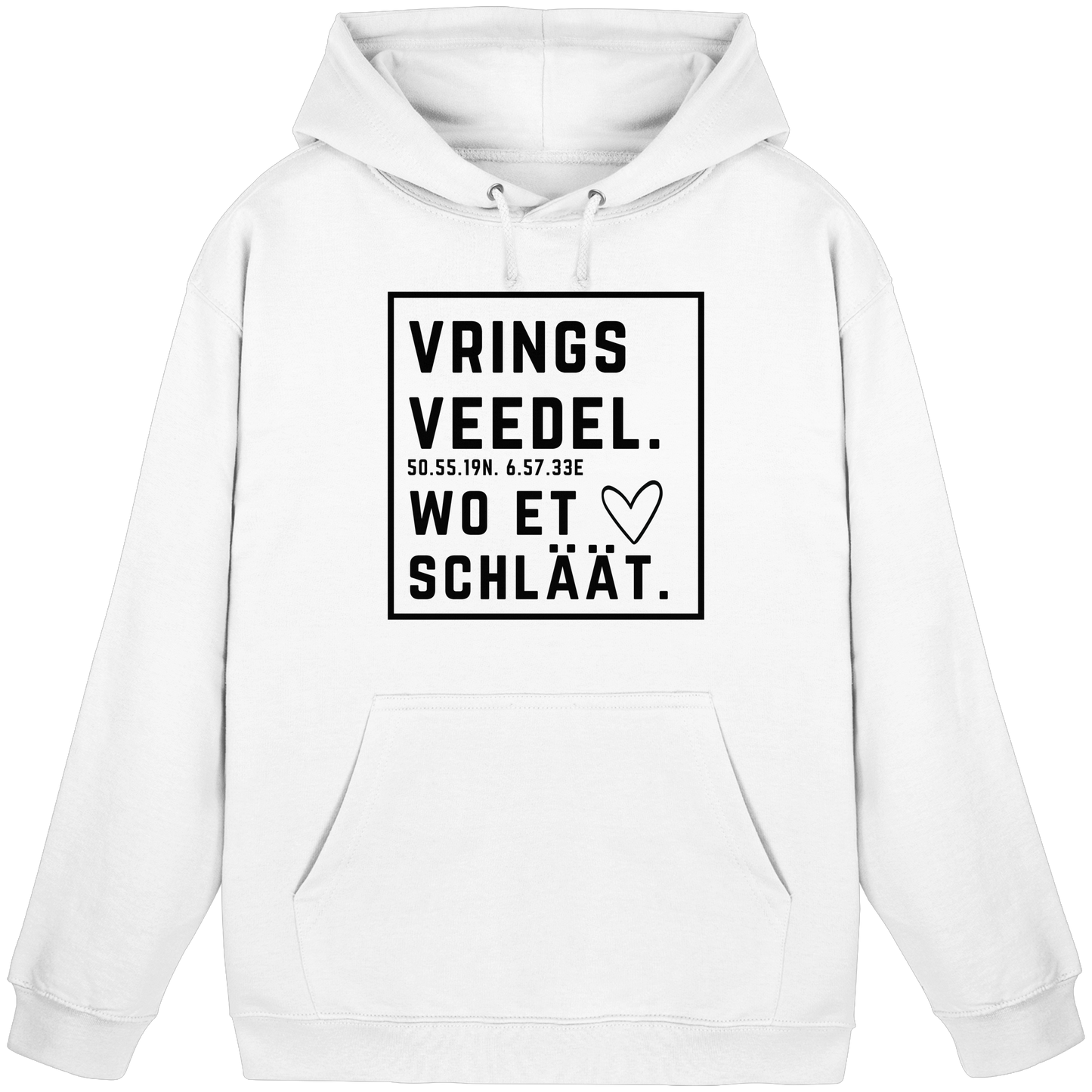 Vringsveedel Hätz Druck - Basic Unisex Hoodie