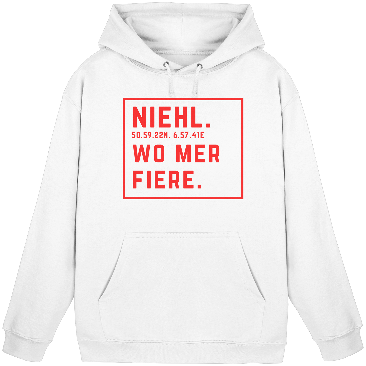 Niehl Fiere Druck - Basic Unisex Hoodie