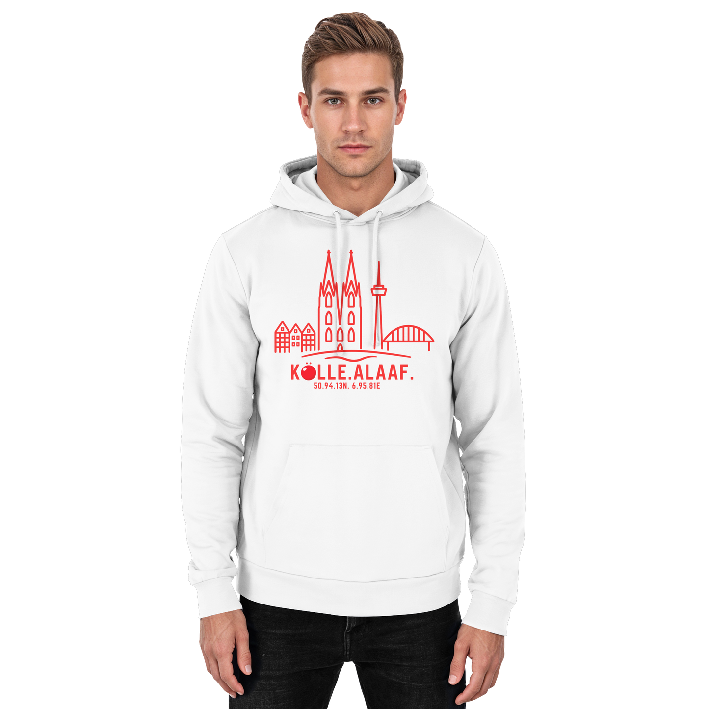 Skyline Alaaf Druck - Basic Unisex Hoodie