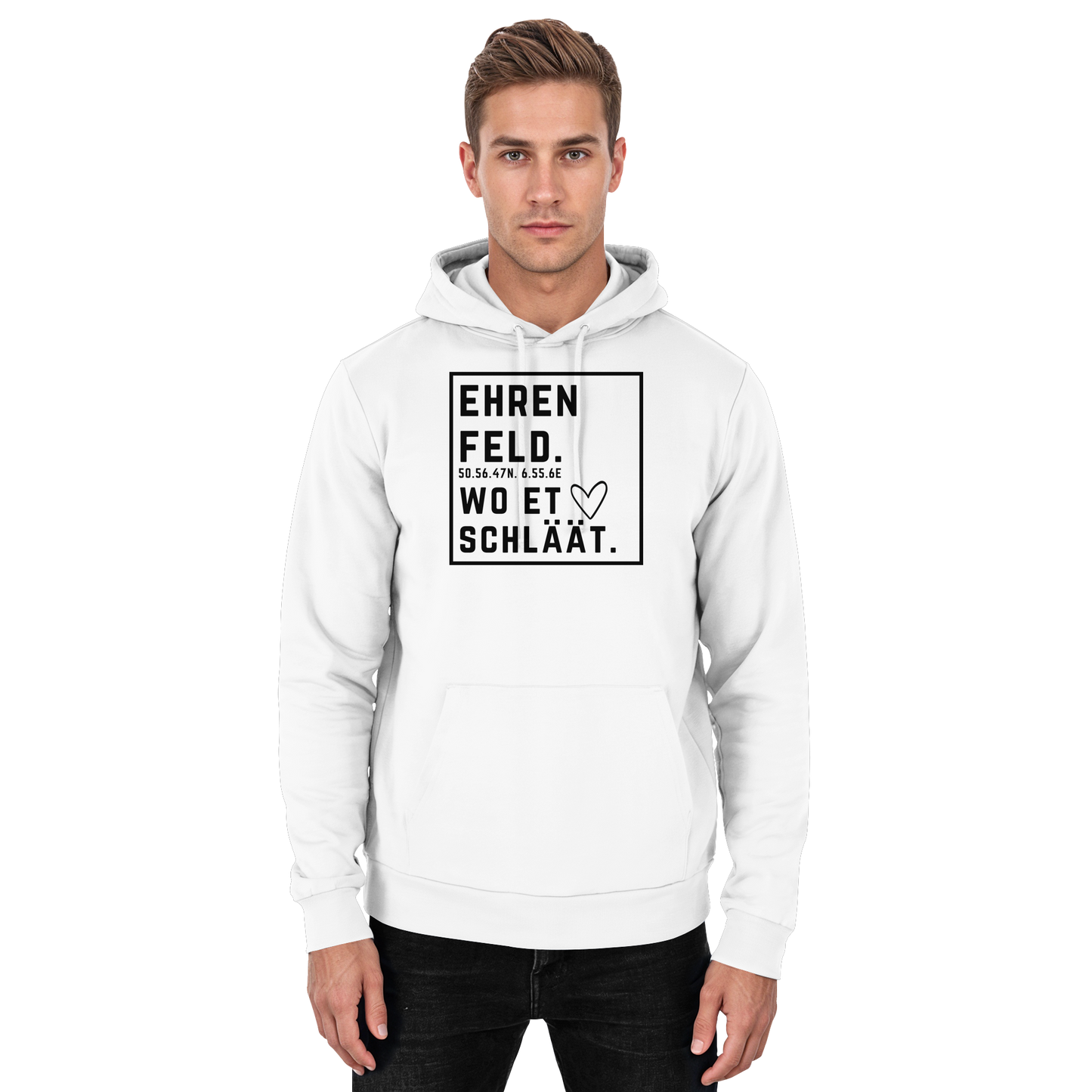 Ehrenfeld Hätz Druck - Basic Unisex Hoodie