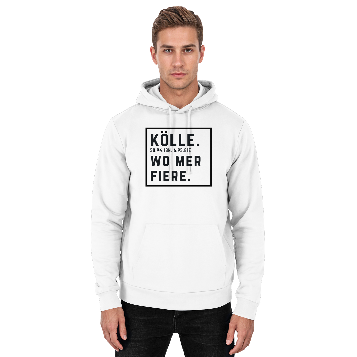 Kölle Fiere Druck - Basic Unisex Hoodie