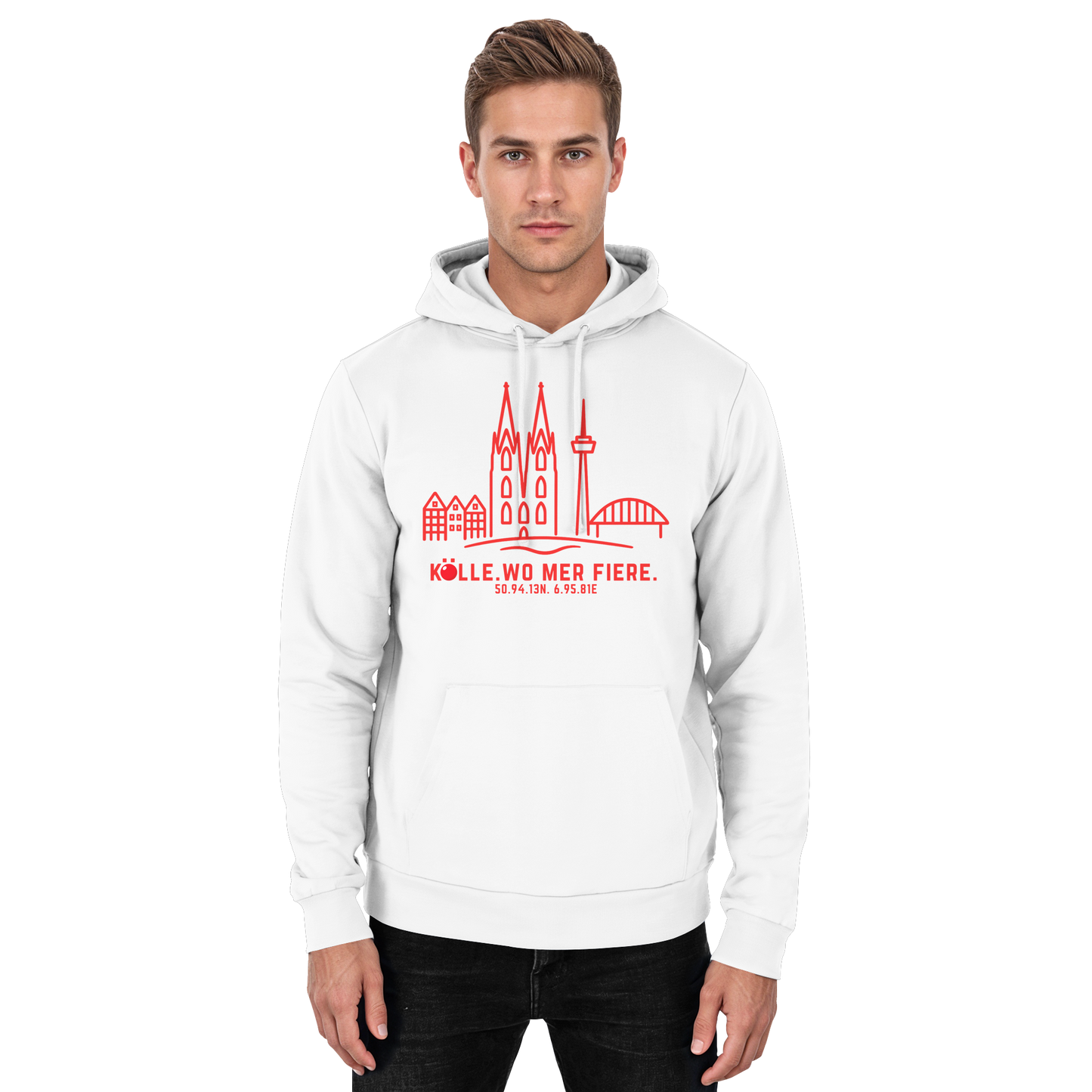 Skyline Fiere Druck  - Basic Unisex Hoodie