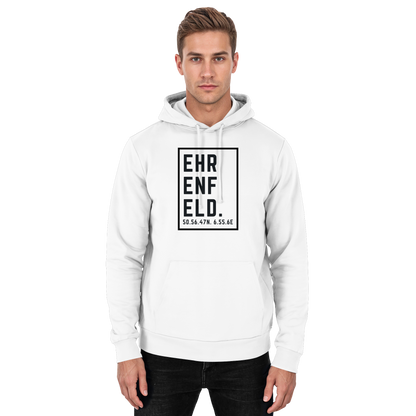 Ehrenfeld Koordinaten (großer Druck auf der Brust) - Basic Unisex Hoodie