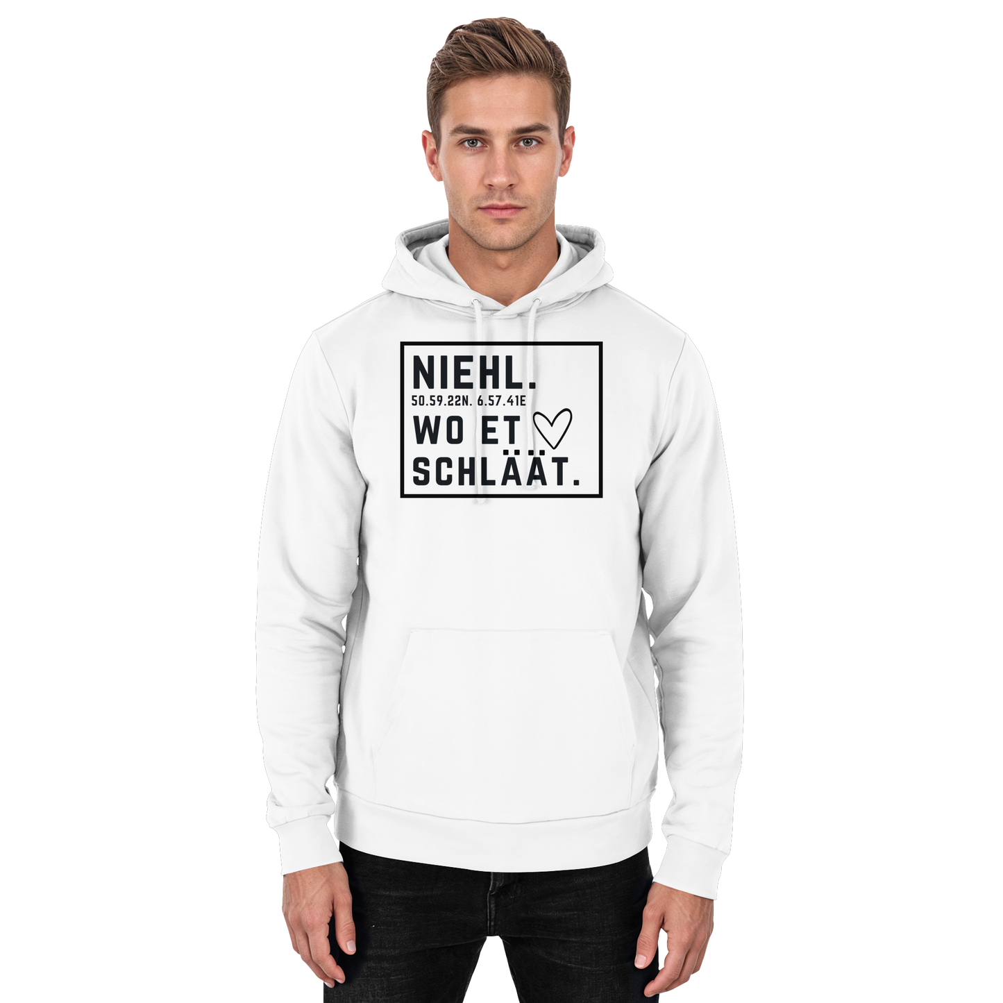 Niehl Hätz Druck - Basic Unisex Hoodie