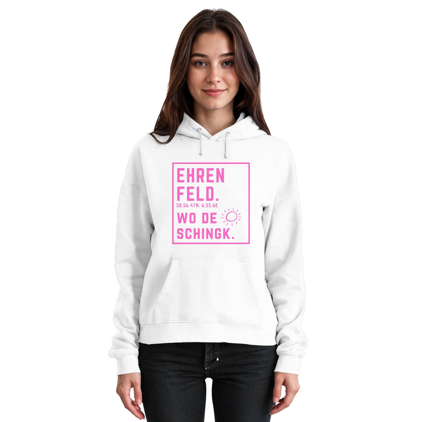 Wo de Sonn schingk - Ehrenfeld Druck   - Basic Unisex Hoodie