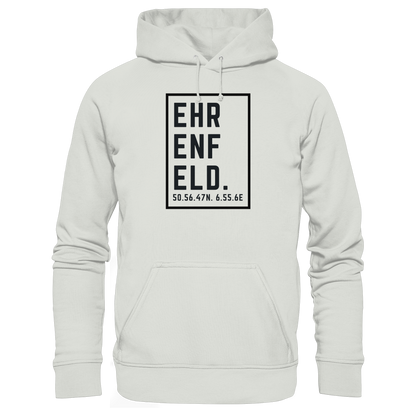 Ehrenfeld Koordinaten (großer Druck auf der Brust) - Basic Unisex Hoodie
