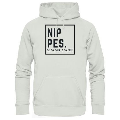 Nippes Koordinaten (großer Druck auf der Brust) - Basic Unisex Hoodie