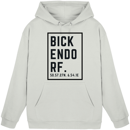 Bickendorf Koordinaten (großer Druck auf der Brust) - Basic Unisex Hoodie