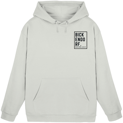 Bickendorf Koordinaten (kleiner Druck auf der Brust) - Basic Unisex Hoodie