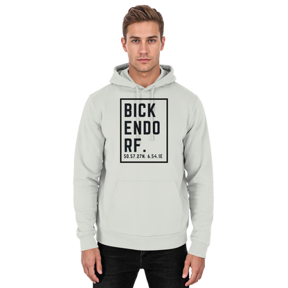 Bickendorf Koordinaten (großer Druck auf der Brust) - Basic Unisex Hoodie