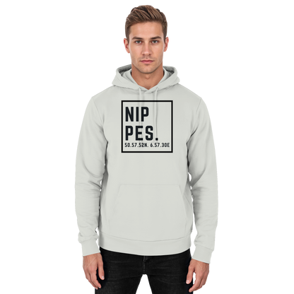 Nippes Koordinaten (großer Druck auf der Brust) - Basic Unisex Hoodie