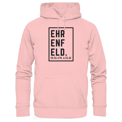 Ehrenfeld Koordinaten (großer Druck auf der Brust) - Basic Unisex Hoodie