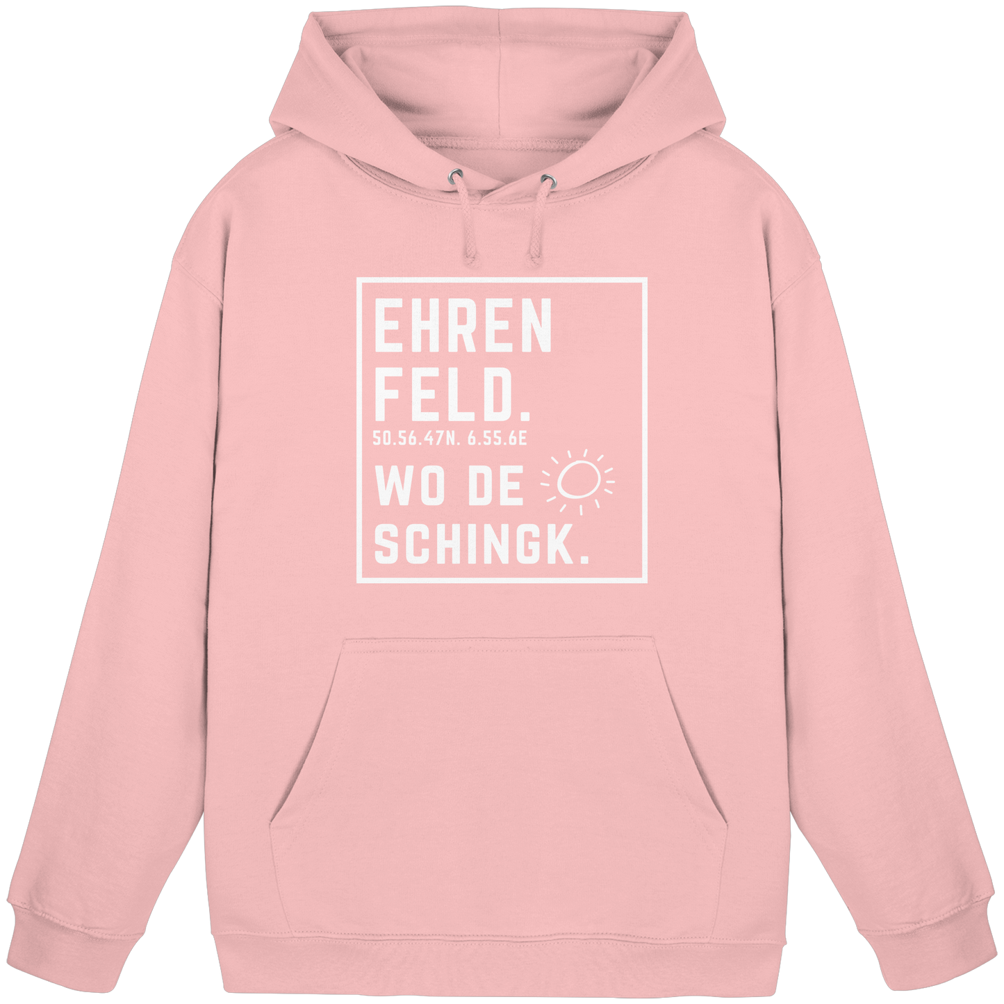Wo de Sonn schingk - Ehrenfeld Druck - Basic Unisex Hoodie