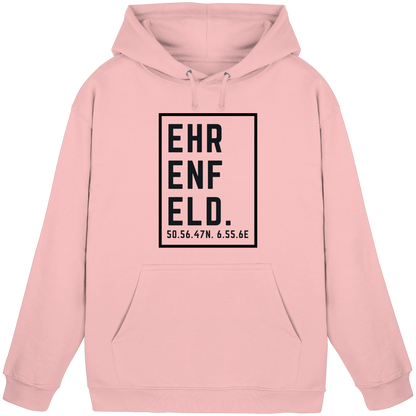 Ehrenfeld Koordinaten (großer Druck auf der Brust) - Basic Unisex Hoodie