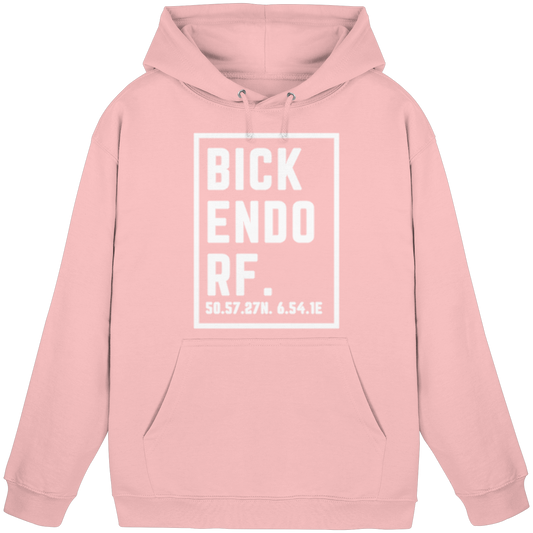 Bickendorf Koordinaten (großer Druck auf der Brust) - Basic Unisex Hoodie