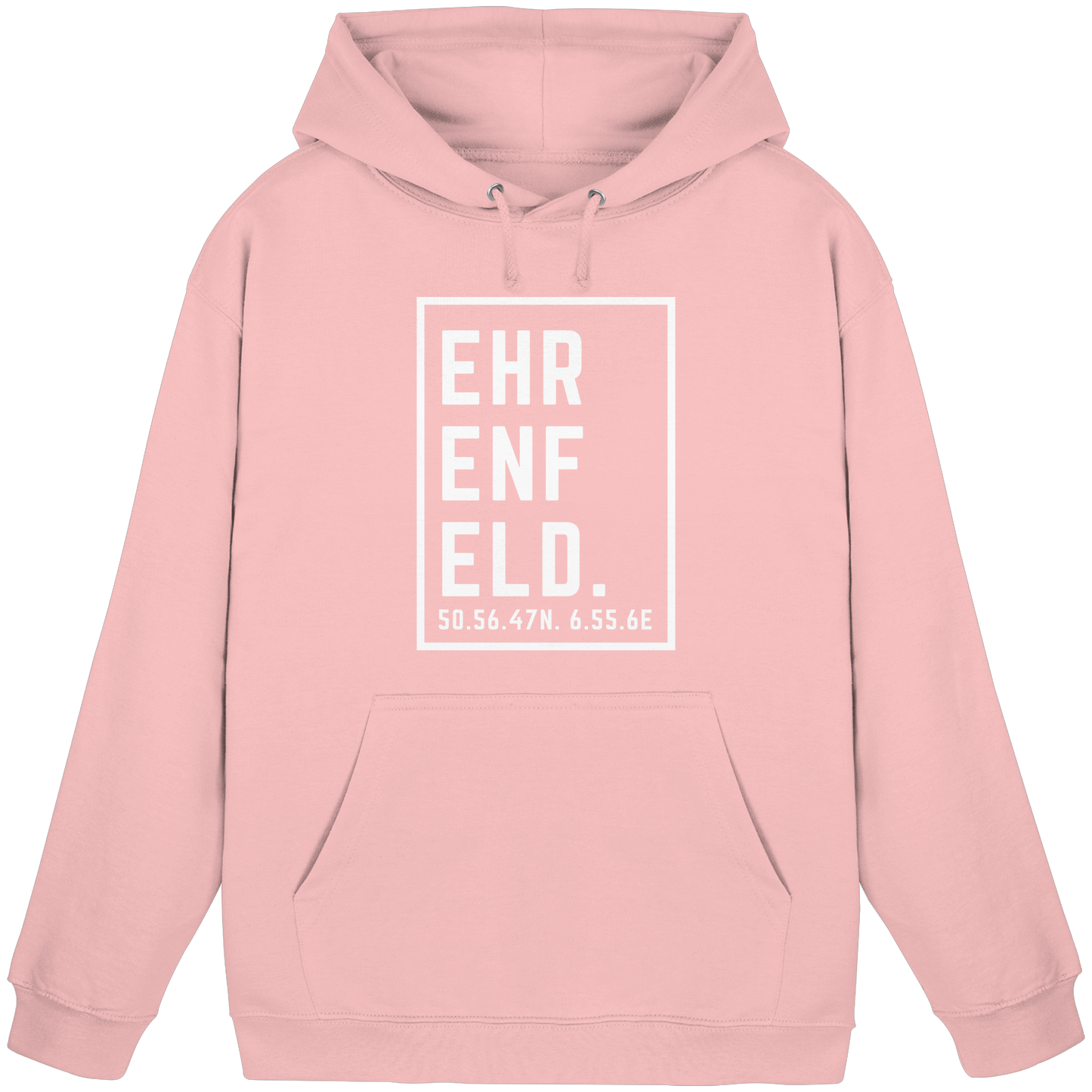 Ehrenfeld Koordinaten (großer Druck auf der Brust) - Basic Unisex Hoodie
