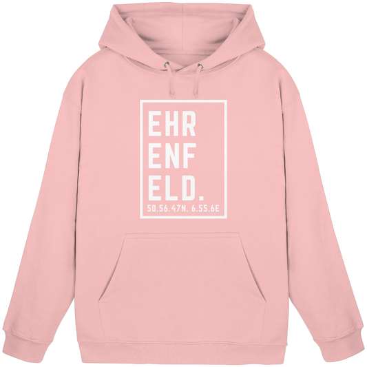 Ehrenfeld Koordinaten (großer Druck auf der Brust) - Basic Unisex Hoodie