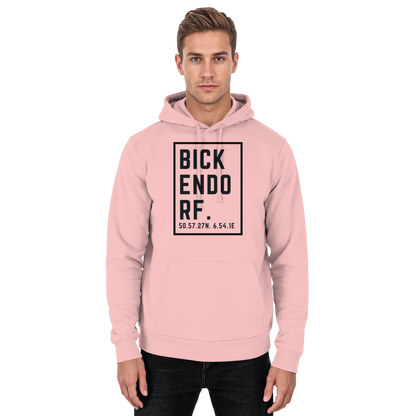 Bickendorf Koordinaten (großer Druck auf der Brust) - Basic Unisex Hoodie