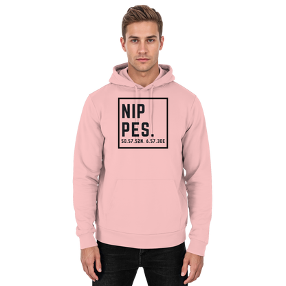 Nippes Koordinaten (großer Druck auf der Brust) - Basic Unisex Hoodie
