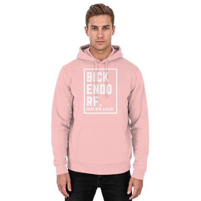 Bickendorf Koordinaten (großer Druck auf der Brust) - Basic Unisex Hoodie