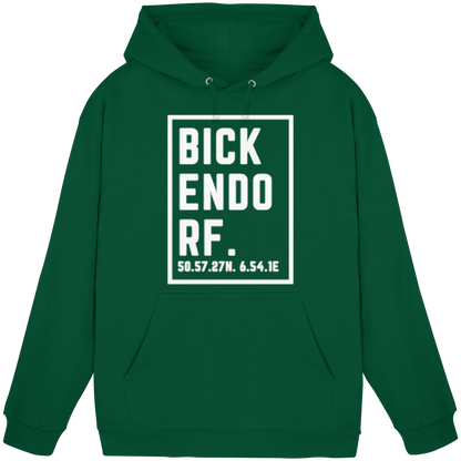 Bickendorf Koordinaten (großer Druck auf der Brust) - Basic Unisex Hoodie
