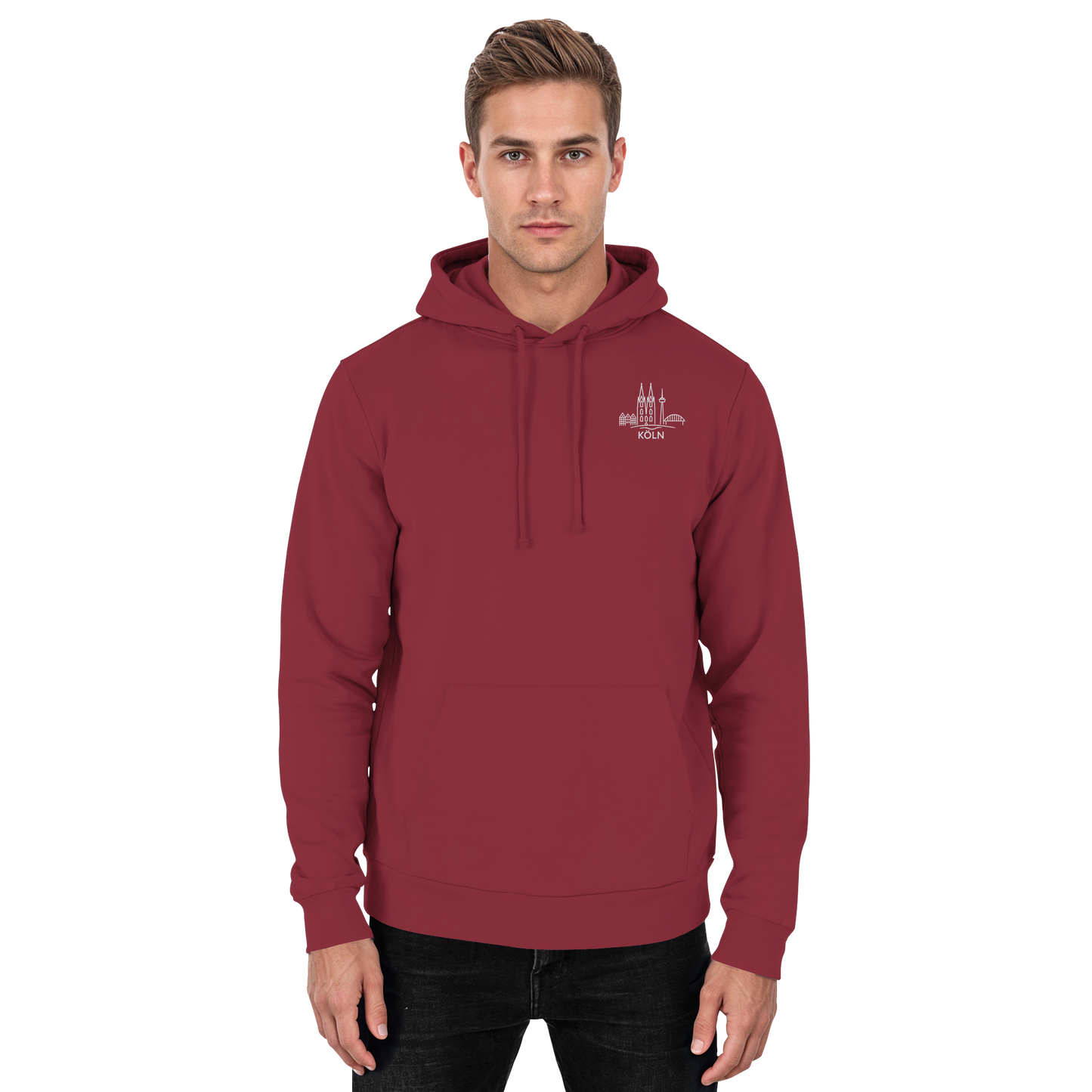 Köln Skyline Stick - Basic Unisex Hoodie