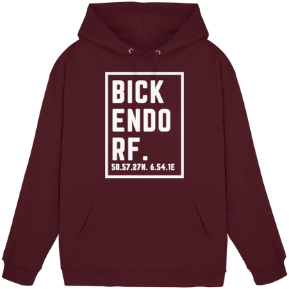 Bickendorf Koordinaten (großer Druck auf der Brust) - Basic Unisex Hoodie