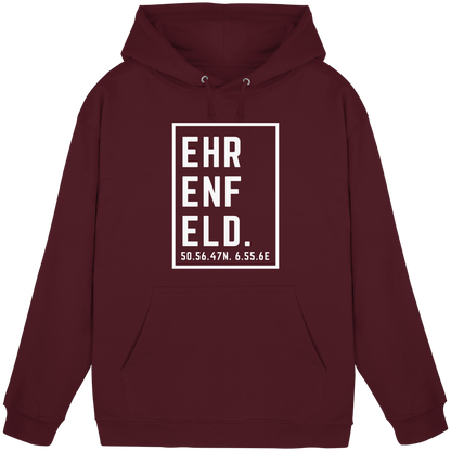 Ehrenfeld Koordinaten (großer Druck auf der Brust) - Basic Unisex Hoodie